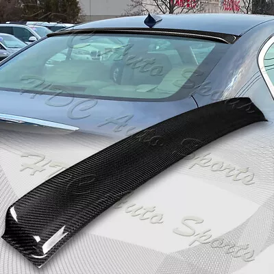 For 2007-2013 Infiniti G25 G35 G37 Sedan Carbon Fiber Window Roof Visor Spoiler • $139.99