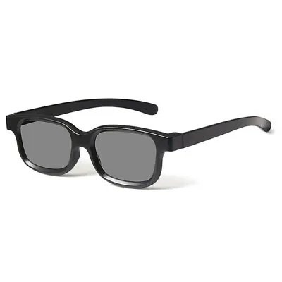 High Quality Universal Black 3D Glasses Passive Polarised Home Film TV Cinema UK • £5.89