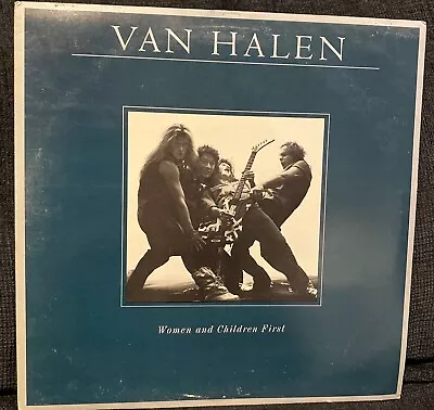 Van Halen Lp WOMEN AND CHILDREN FIRST With POSTER Sleeve Original Vinyl • $5.50