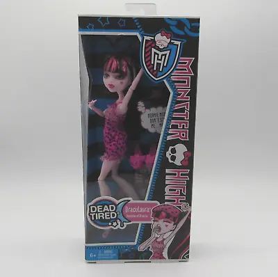 2012 Monster High Dead Tired Draculaura Doll Mattel X4515 Nrfb • $89.97