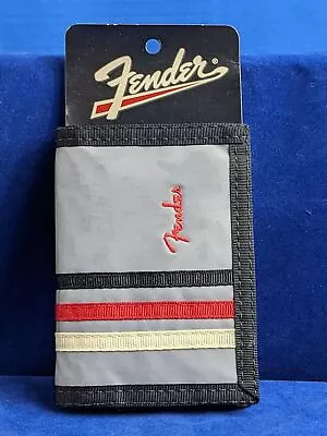 Grey Authentic Fender® Tri-Fold Men's Vinyl Wallet New Old Stock DE-01 • $5.47