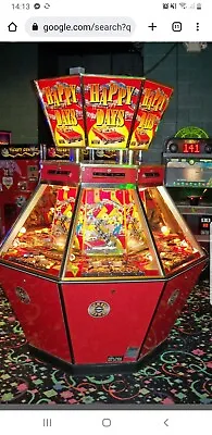 Happy Days Coin Pusher Penny Pusher. Arcade. Man Cave • £600