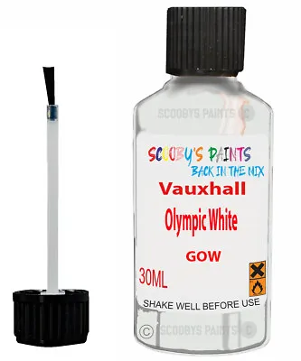 Paint For Vauxhall Insignia Olympic/Summit White 40R Pen Kit Touch Up • £6.39