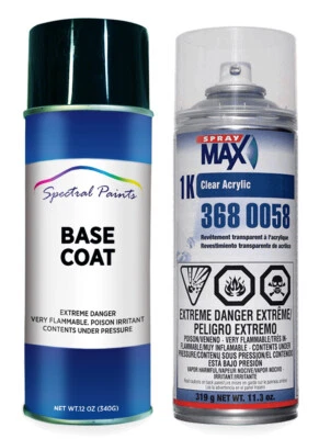 $55.95 • Buy For GMC 195V Infinity Blue Met. Aerosol Paint & Clear Compatible