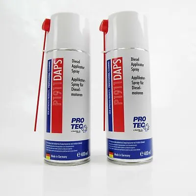 2x PRO TEC Daps Diesel Applicator Spray A 400ml P1911 Ansaugtrakt & Combustion • $25.62