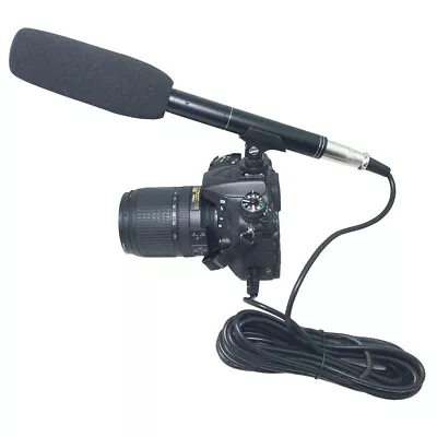 Uni-Directional Condenser Camera Interview Microphone For DSLR And Mobile Video • $72.14
