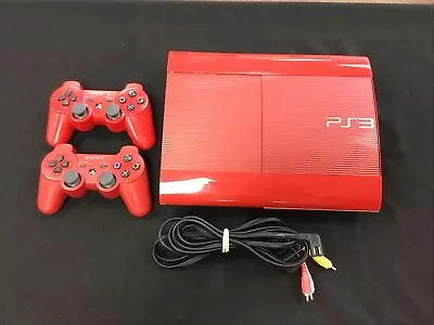 Sony PlayStation 3 PS3 Super Slim Red God Of War 500GB CECH-4001C Console • $259.99