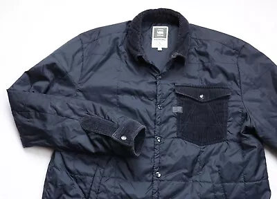 G-Star Raw Crotch PM Padded Overshirt Snap Jacket Mens Top Size 3XL XXXL 83675D • £25.99