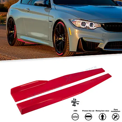 Side Skirts Styling Sports Body Kit For BMW 3 4 5-Series Accessories MINI Cooper • $29.89