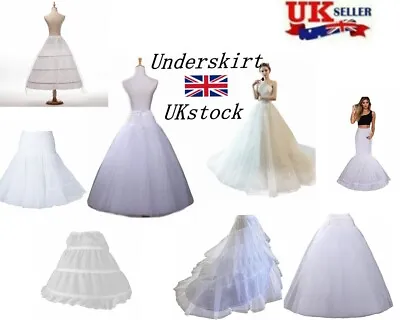 Uk Stock Rulta Wedding Bridal Dress Petticoat Hoop Underskirt Crinoline Skirt D1 • £16.49