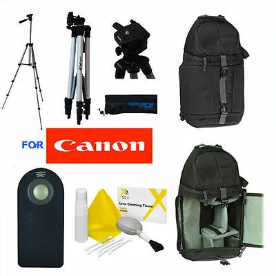 Vivitar Photo 50  Tripod + Backpack + Remote For Canon Rebel Eos Dslr Cameras • $47.17