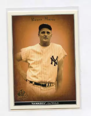 2002 Sp Legendary Cuts # 66  Roger Maris  New York Yankees  • $1.59