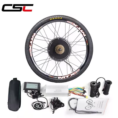 CSC Electric Bicycle Conversion Kit 48V Hub Motor MTX Rim For Ebike 26in 29in • £269