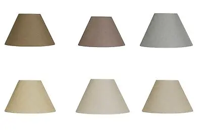 Clip On 5in Wall Light Lamp Shade Linen Coolie Chandelier Lampshade Candle Clip • £4.98
