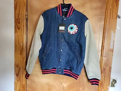 Vintage Varsity Keep Watch  Mishka Jacket +1 Free Brand New Mitchell&ness Beanie • $520