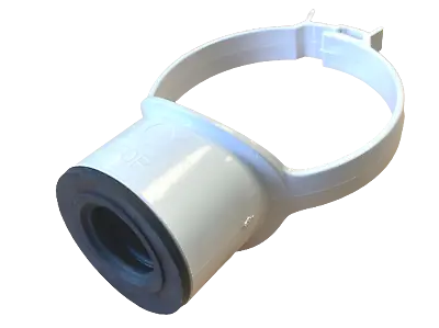 White Soil Pipe 110mm 32mm 36mm Boss Clip Strap Boss 1 1/4  Pushfit Adaptor • £9.79