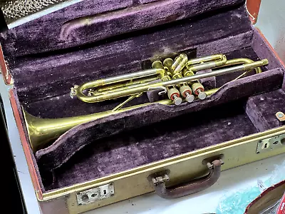 Vintage Reynolds Trumpet In  Stone  Case • $369.88
