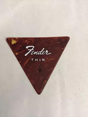 Vintage 1960s Pre CBS Fender Thin Triangle Guitar Pick Faux Tortoise No R - EUC • $9.99