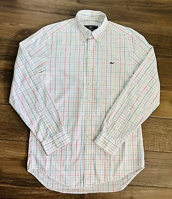 Vineyard Vines Whale Shirt Long Sleeve Button Down Men’s Size Small • $15