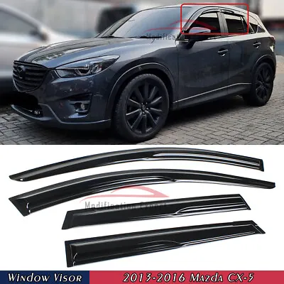 For 2013-2016 Mazda CX-5 CX5 Mugen Style Window Visors Rain Guards Deflectors • $29.99