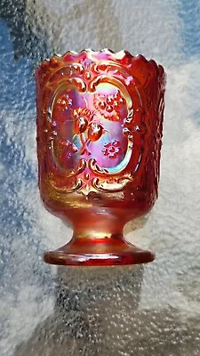 Fenton Art Glass Iridescent Carnival WIld Strawberry Toothpick Holder Vintage  • $24.88