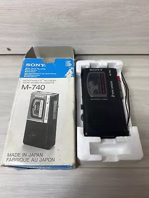 Sony MicroCassette Voice Recorder (M-740) • £49.95