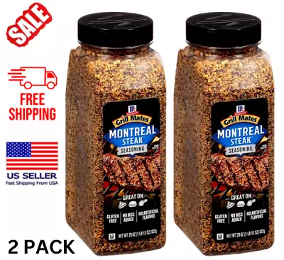 McCormick Grill Mates Montreal Steak Seasoning 58 Oz.  (2 X 29 = 58 Oz.) • $28.40