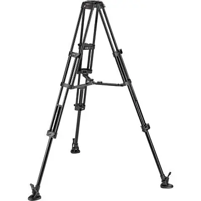 $665.88 • Buy Manfrotto 3-Section Aluminum Twin Leg Video Tripod With Mid-Level Spreader