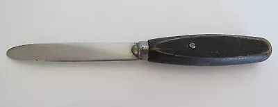 Vintage MERIDEN CUTLERY CO. Stainless GrapeFruit Knife W/Wood Handle • $12