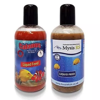 Liquid Feeds- 2 X 250ml Bottles--Calanus & Mysis RS***FREE P&P*** • £25.99