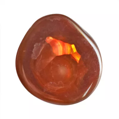 16 Cts Unheated Mexican Fire Agate Loose Gemstone Fancy Rough Natural • $52.24