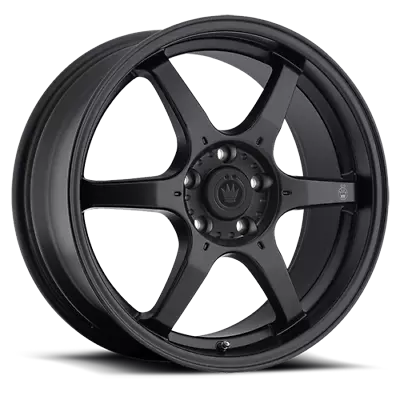 1 New Matte Black Konig Backbone 17X7.5 45 5-100 Wheel • $156.01