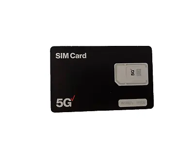 Brand New Verizon 5g Sa Nano Sim  4g 5g Lte Network • $4.49