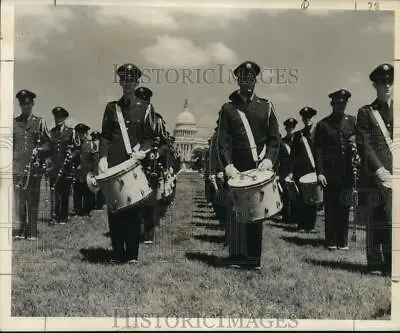 1951 Press Photo U.S. Air Force Drum & Bugle Corps - Nom12793 • $19.99