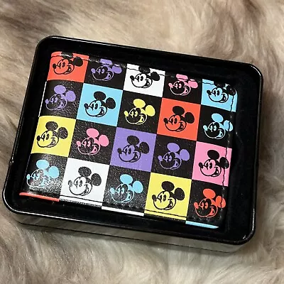 NIB Buckle-Down Men's Bi-fold Wallet -  Disney Mickey Mouse Multicolor Squares • $16.50