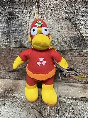 Homer Simpson Soft Toy Radioactive Man Plush - The Simpsons *With Tags* • £8