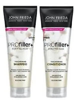 TWIN PACK John Frieda Profiller+ Thickening Shampoo & Conditioner For Fine Hair • £16.75