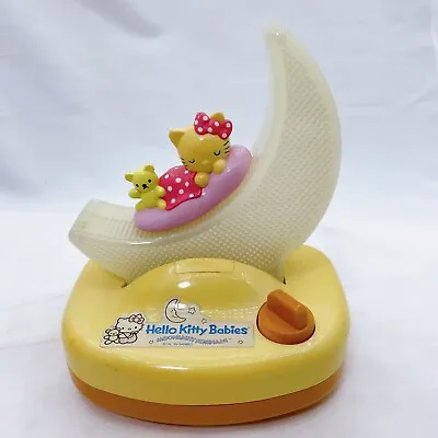Sanrio HELLO KITTY Babies Lamp With Music Box Vintage 1993 Tomy • £64.89