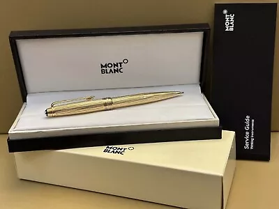 Montblanc Meisterstück Pinstripe Ballpoint Pen 164 Gold • $45