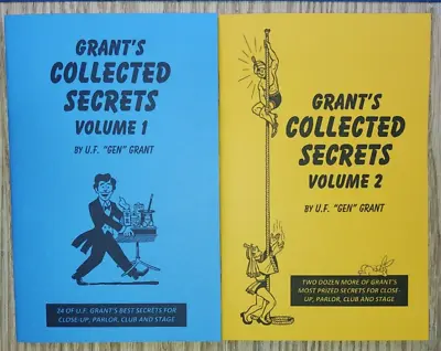 Grant's Collected Secrets Volumes 1 And 2 By U. F. Grant • $15