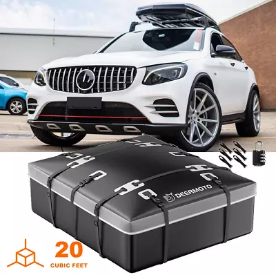 20cu Car Roof Top Cargo Carrier Bag Luggage 600D Waterproof For Mercedes Benz • $99.39