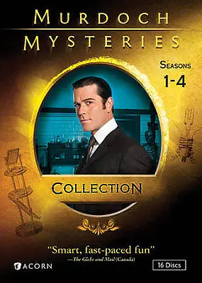 MURDOCH MYSTERIES-SEASON 1-4 (DVD/16 DISC) New Sealed • $79.99