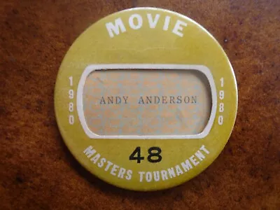 Rare Vintage MASTERS Vintage AUGUSTA NATIONAL Golf Club MOVIE BADGE SEVE Wins • $69