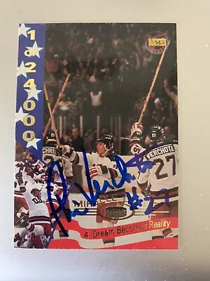 Phil Verchota Autographed USA Hockey Trading Card • $22