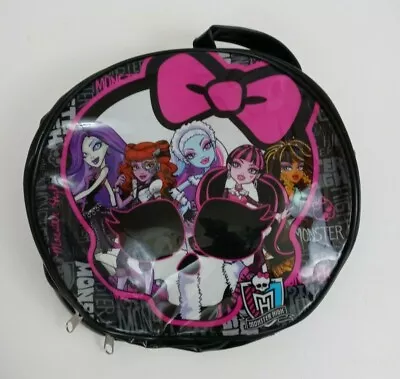 2013 Monster High Dolls Round Vinyl Lunchbox Mattel 9.25  Diameter • $10.99