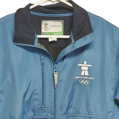 $34.99 • Buy Vancouver Canada 2010 Winter Olympics Women's Blue Gray Jacket Size Small