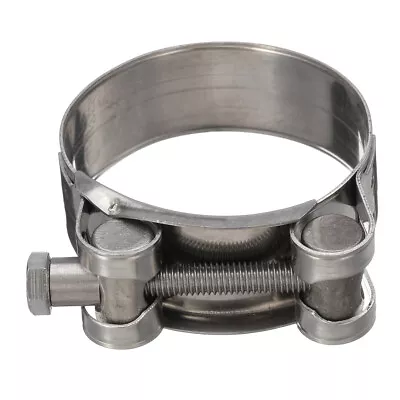 Exhaust Steel Band Pipe Clamp 2'' Inch Stainless Motorcycle Turbo Muffler Kit US • $11.39