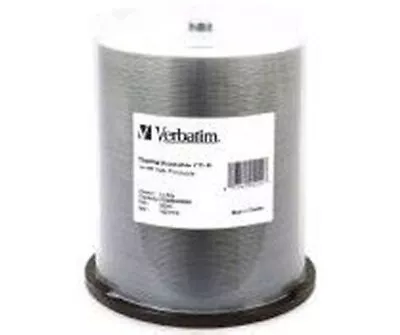 Verbatim CD-R 700MB/80min/52X - 100 Pack Spindle Wide White Thermal Printable • $42.60