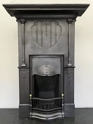 Original Restored Antique Cast Iron Edwardian Fireplace Tall Large Bedroom AF131 • £1900