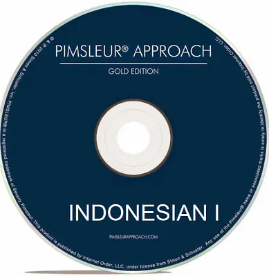 £44 • Buy Pimsleur Indonesian I - 16 CDs - Level 1 (One) - 30 Units